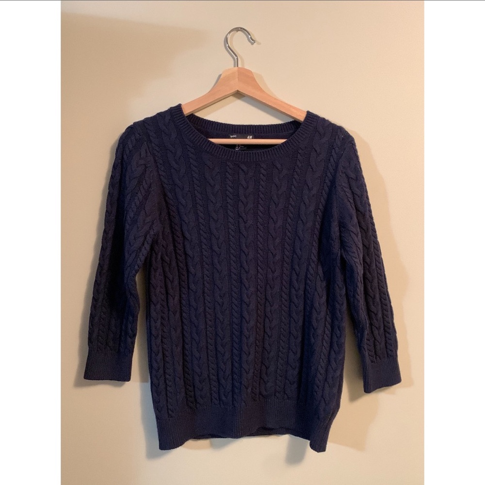 H&M cable knit sweater